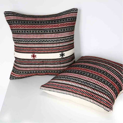 Ethnic Tribal Stripped pattern tapestry Bohemian cushion is a scattered throw pillow for living space