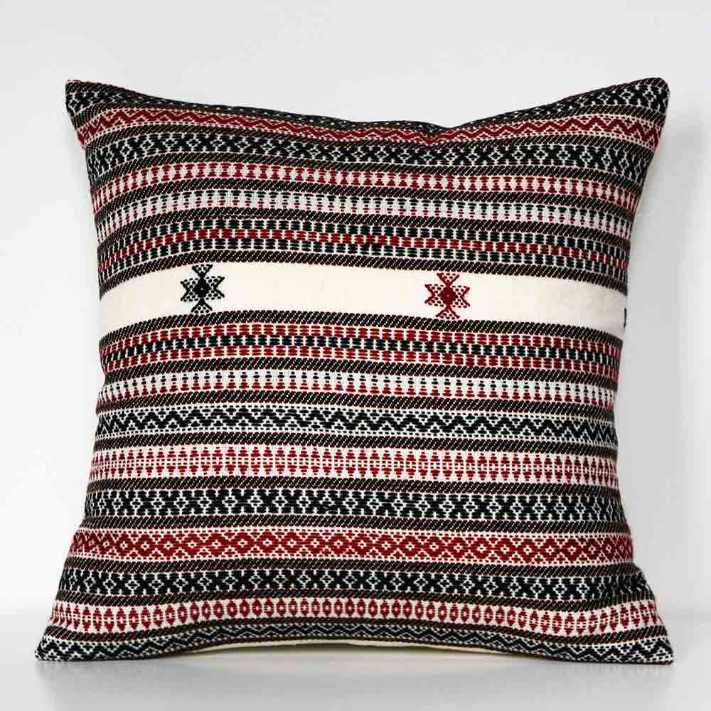 Ethnic Tribal Stripped pattern tapestry Bohemian cushion is a scattered throw pillow for living space